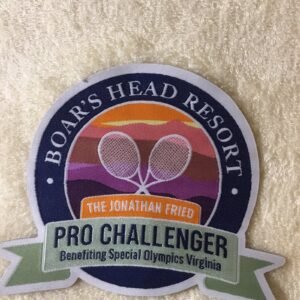 Woven logo stickers